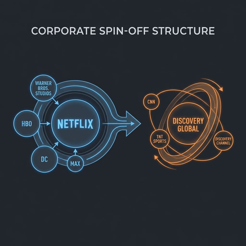 Netflix and WBD Deal Structure Diagram